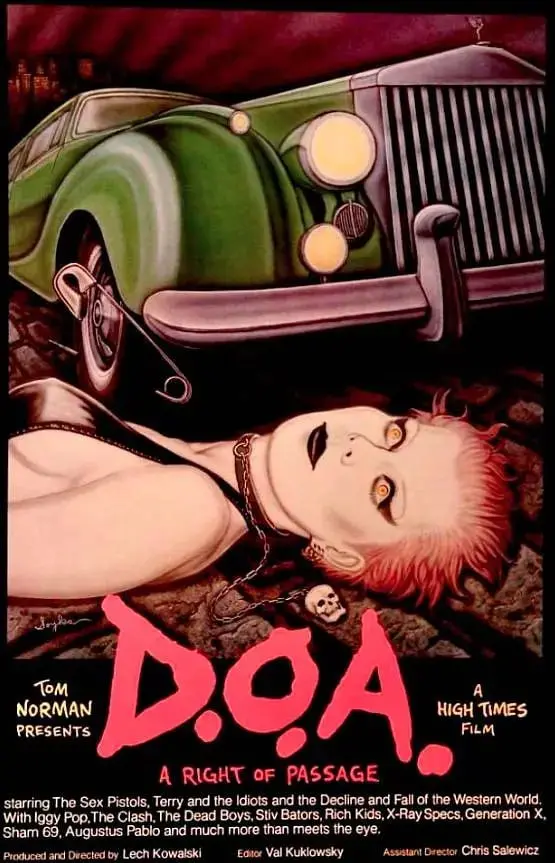 《到货即损 D.O.A. 1980》：朋克摇滚下的死亡倒计时，揭露80年代的残酷真相！